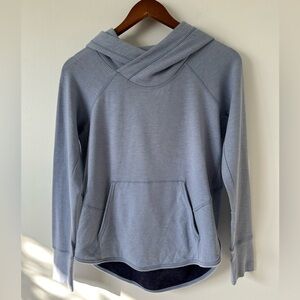 Lululemon Athletica Women’s Time Out Heathered Blue Pullover Hoodie Size 4